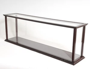 Table Top Ship Model Wood Display Case 32" Medium Ocean Liner & Cruise Ships New - Picture 1 of 10