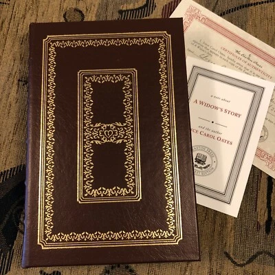 A WIDOW'S STORY by Joyce Carol Oates Easton Press SIGNED 1ST ED w/COA Like New! - Image 1 of 4