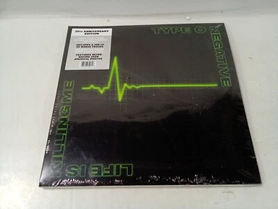 Type O Negative Life Is Killing Me 20th Anniversary Ed  3rd LP Bonus Green Moss - Image 1 of 4