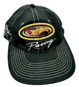 Gorra de carreras rara Petty Enterprises Hot Wheels Kyle Petty vintage negra NASCAR - Imagen 1 de 9