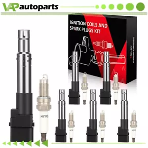 6 For 2004-2006 Volkswagen Touareg 3.2L V6 Ignition Coil & Spark Plug - Picture 1 of 7