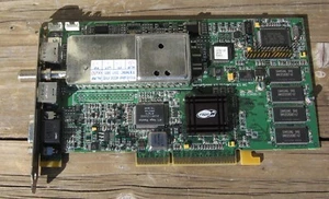 ATI AIW Rage 128 AGP Video Card 109-53400-11 Theater 32MB AGP Card All in Wonder - Picture 1 of 3