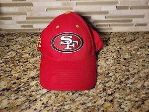 San Francisco 49ers Hat Cap Adjustable NFL TEAM FOOTBALL Red one Size Fits All 