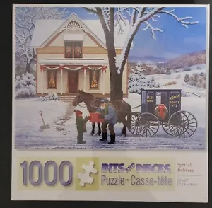 BRAND NEW Bits and Pieces 1000 Piece Puzzle Special Delivery Christmas 20" x 27" - Picture 1 of 4