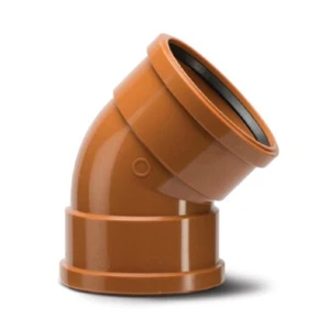 CB Polypipe 110 mm UG Curvado Doble Enchufe 11,25 Grados F97087 - Imagen 1 de 1
