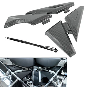 Carbon Upper Frame Cover Side Panel Protector For BMW R1200GS LC ADV 2013-2023 - Picture 1 of 6