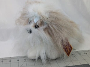 Animal Alley Shih Tzu Dog Plush Brown White 8 Inch Tall 2009 Stuffed Animal Toy - Picture 1 of 10