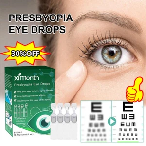 Presbyopia Vision Restore Eye Drops Relieve Fatigue Aningeresting Clean.Reli 🥇 - Picture 1 of 15