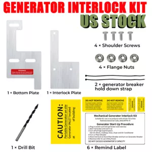 Per General Electeric Verticale Principale 150 200 Amp Pannello Generatore Interblocco Kit US - Foto 1 di 11