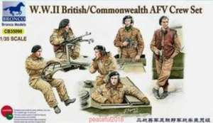 Bronco CB35098 1/35 WWII British/Commonwealth AFV Crew Set(incl. 6 Figures) - Picture 1 of 1