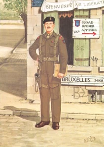 MODERN ROYAL REGIMENT GRENADIER GUARDS 1944 POSTCARD CONTINENTAL SIZE VG MINT - Picture 1 of 2