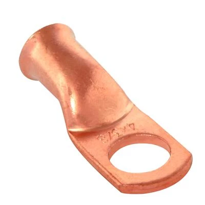 25 un. 4 GA AWG 3/8" Anillo de alambre de cobre Terminal Crimpado Batería Soldadura Cable Terminal  Foto 1 de 4
