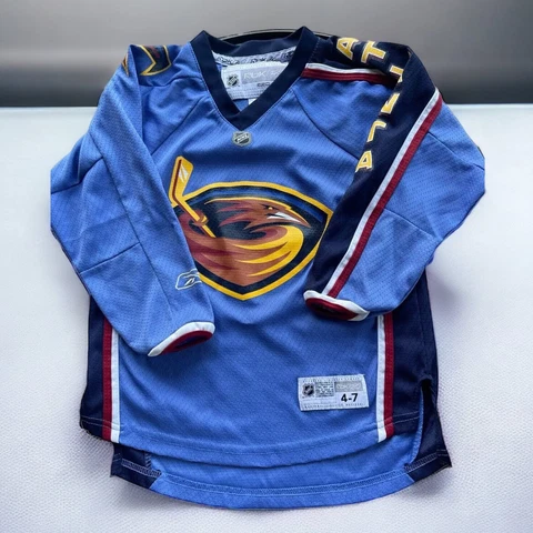 Atlanta Thrashers Youth Jersey Medium 4-7 Reebok🌿1381 Cover