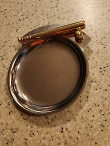 Sawyers silverplate BASEBALL/SOFTBALL coin tray Avon - Picture 1 of 4
