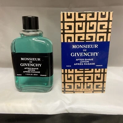 Loção pós-barba Monsieur De Givenchy Splash 7 1/3 fl oz para homens nova na caixa Ref 5427 - Imagem 1 de 4
