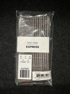 Express Pocket Square Men's Handkerchief New For Formal Dress Suit - Image 1 of 2