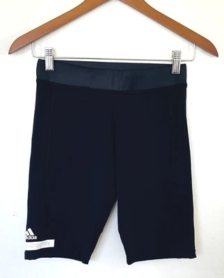 Pantalones Cortos de Motociclista Stella McCartney X Adidas Climalite Talla XS Negros Entrenamiento Atlético Foto 1 de 4
