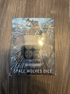 DADI LUPI SPAZIALI 40K Warhammer Games Workshop 40.000 NUOVI con scatola - Foto 1 di 2