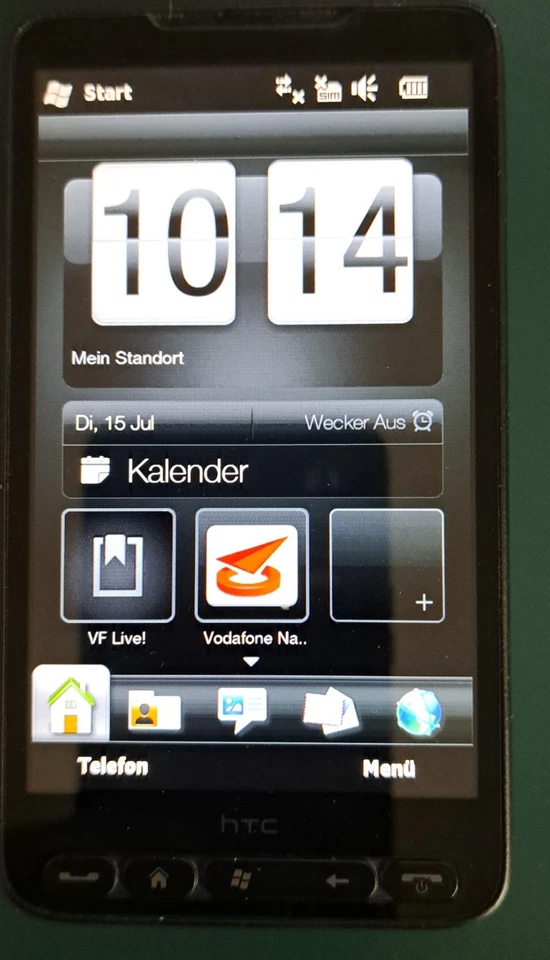 Original HTC HD2 Schwarz! Gebraucht! Ohne Simlock! Einwandfrei! - Bild 1 von 4