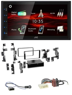 JVC USB Bluetooth MP3 DAB 2DIN Autoradio für Nissan Versa Tiida C11 2007-2011 sc - Bild 1 von 4