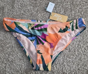 Kona Sol Womens Tropical Hipster Bikini Swim Bottom, Multicolor Size M (8-10) - Picture 1 of 6
