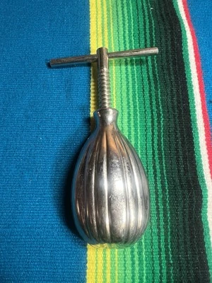 Vintage nut cracker Cast Iron T Handle Screw  Shell  Design - Image 1 of 3