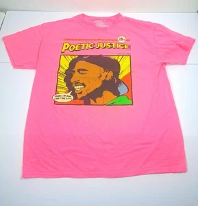 Chemistry Tupac Shirt Donna Rosa Poetica Giustizia 23 Luglio 1993 Grafica Tee Tg M - Foto 1 di 5