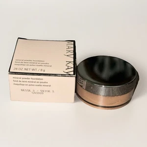 Mary Kay Mineral Powder Foundation Loose Beige #2 Retired - NEW *Opened For Pics - Picture 1 of 10