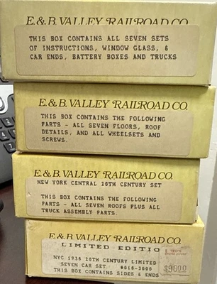 E&B Valley  HO Scale New York Central Railroad 7 car 20th century limited set - Image 1 of 4