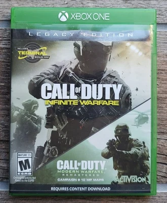 2016 Call of Duty Infinite Warfare Legacy Edition Microsoft Xbox One Disc Mature - Image 1 of 3