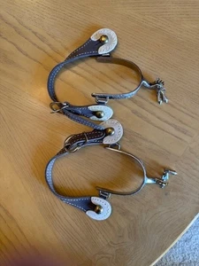 Partrade Metalab Paar gravierte Sporen - Edelstahl - Bild 1 von 8