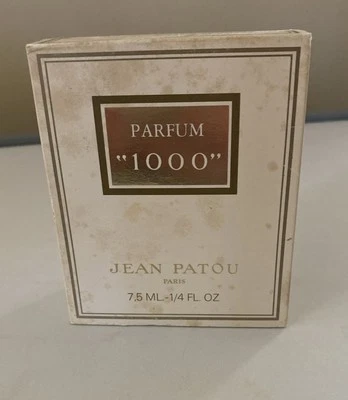 Jean Patou “1000” Parfum 7.5 ml *VINTAGE* DISCONTINUED* Late 1980/Early 1990 Ver - Image 1 of 2