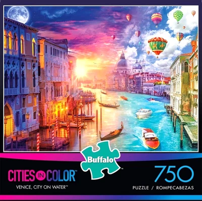 Cities In Color: Venice, City On Water 24x18 Puzzle 750 PC NEW & SEALED - Image 1 of 2