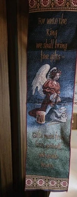 CHRISTMAS TAPESTRY WALL HANGING ANGEL - Image 1 of 4