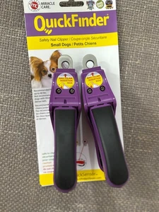 Genuine Miracle Care QuickFinder Safety Nail Clipper for Small Dogs *Lot of 2* - Picture 1 of 3
