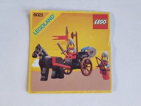 LEGO instructions leaflet for 6022 Horse Cart 1984 Castle Lion Knights 6022-1