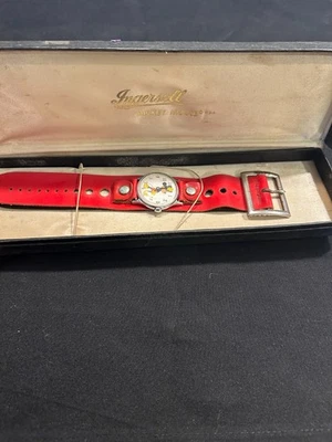 винтажные часы ingersoll с Микки Маусом - Изображение 1 из 4