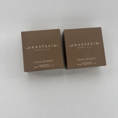 NEW Anastasia Beverly Hills Cream Bronzer - Set Of 2, Full Size - Cool Brown - Image 1 of 4