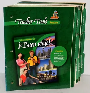 Glencoe Spanish 3 Teacher Tools chapter resource books 1-14 - Picture 1 of 6