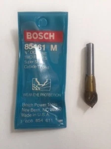 BROCA DE ENRUTADOR BOSCH 85461M 3/8" OGEE BIT 2 FLAUTAS CON PUNTA DE CARBURO - HECHA EN EE. UU. - Imagen 1 de 2