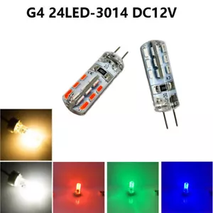 LED Light Bulbs G4 3W 5W 12V Red Blue Green Cold Warm White For Chandelier Lamps - Picture 1 of 24