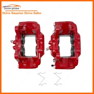 Red Front Left Right Side Brake Calipers for 2003-09 Lexus GX470 Toyota 4Runner - Picture 1 of 10