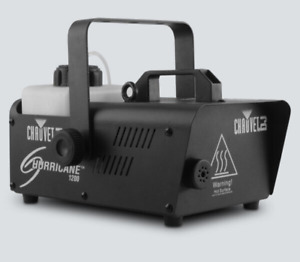 Chauvet DJ Hurricane 1200 fog machine w/ Remote Control & LED-Illuminated Tank