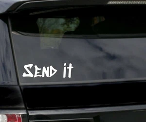 SEND IT Sticker Funny Vinyl Snowmobile Decal Car 5" ask for color change - Picture 1 of 3