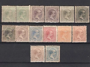 ESPAÑA FILIPINAS, EDIFIL # 88/104 (FALTAN EDIFIL # 89-90-102), MH - Imagen 1 de 1