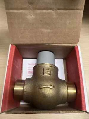 Conexión de sudor Honeywell 1" Gravity Flow Check YHFC201SB Foto 1 de 2