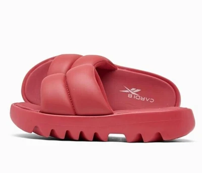 Sandalias Reebok Cardi B Slide HP2219 rojas modernas para mujer talla 7 _A2 Foto 1 de 4