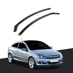 Vauxhall Astra MK5 H 2005-2009 GTC 3 Door Hatchback Wind Deflectors 2pc - Picture 1 of 10