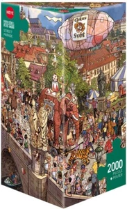 NEW Heye Jigsaw Puzzle Adults 2000 Pieces 29996 Street Parade Doro Göbel - Imagen 1 de 2