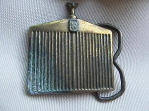 Scarce & Unusual Cast Brass Vintage Rolls Royce Radiator Buckle/Belt Plate, GIFT - Picture 1 of 5